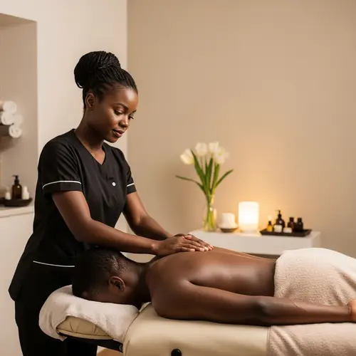 Relaxing Spa Experience with Professional Masseuse
