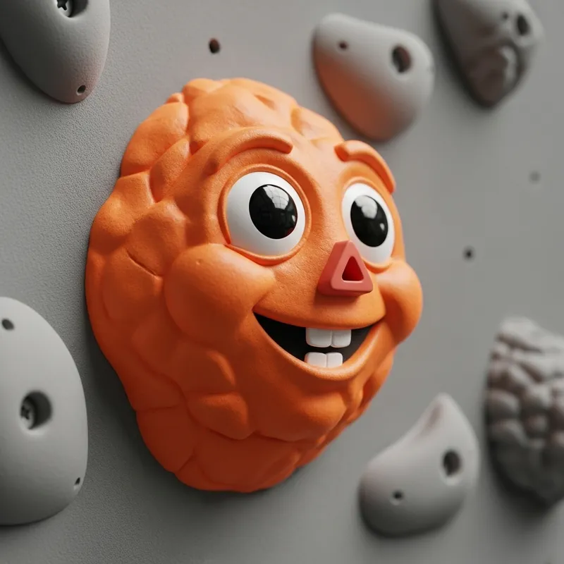 Climbing Hold Mascot: Fun Character for Climbers