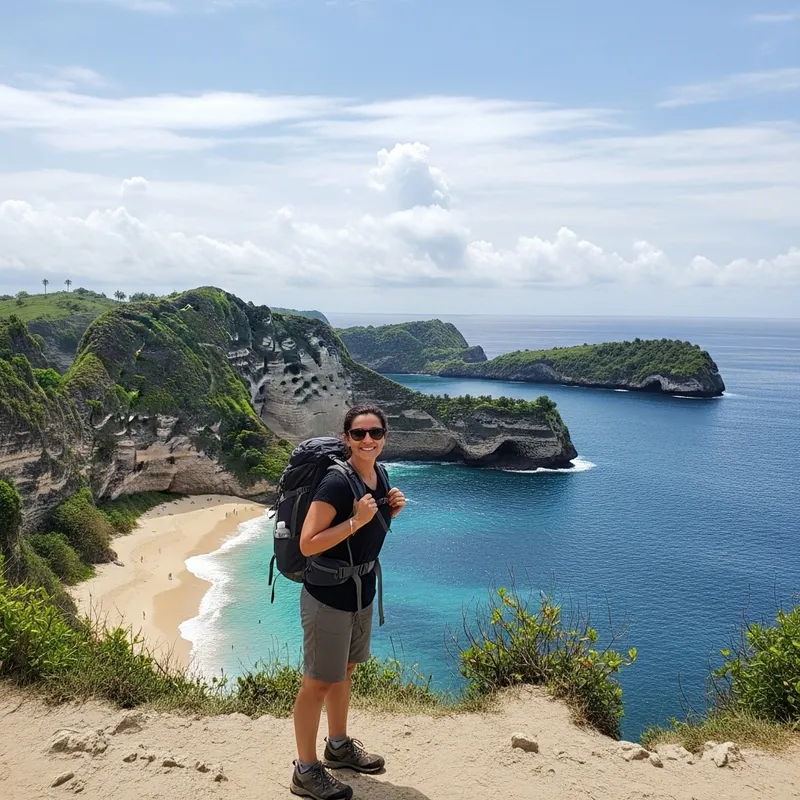 Backpacking Bliss on Nusa Penida Island