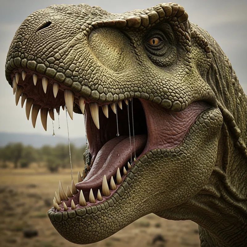 Tyrannosaurus Rex: Close-Up of Powerful Teeth