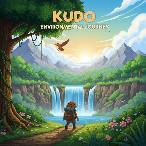 Kudo's Environmental Journey: Vibrant Natural World Adventure