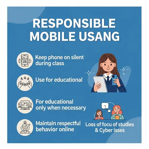 Responsible Mobile Phone Usage Guidelines for High School Students