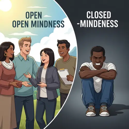 Open-Minded vs. Closed-Minded: Diverse Perspectives vs. Insular Attitude