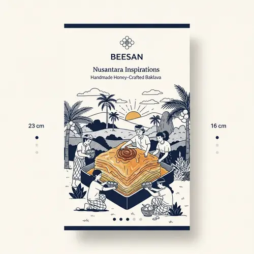 Nusantara Culture Inspired Baklava Packaging | BEESAN