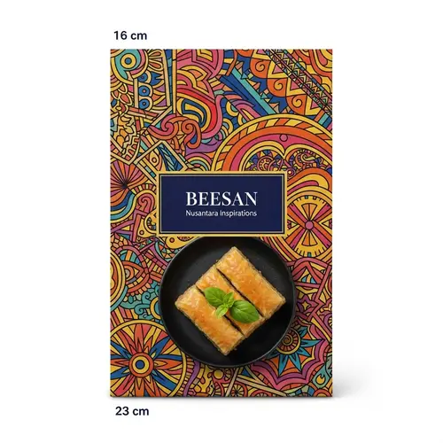 Luxurious Baklava Packaging Inspired by Indonesia - BEESAN Nusantara