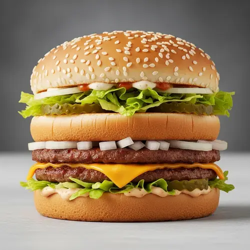 Classic Big Mac Burger - Iconic Fast Food Delight