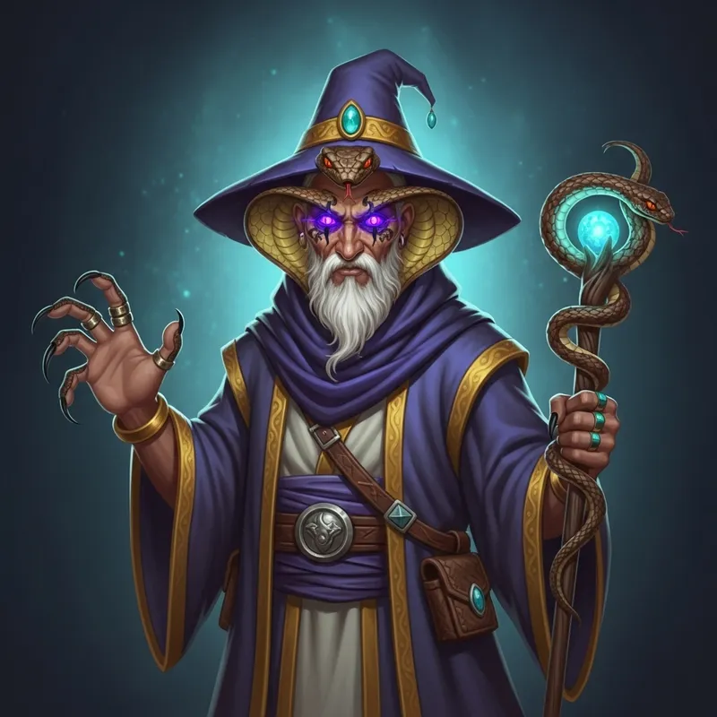 Snake-like Sorcerer: A Mysterious Enigma