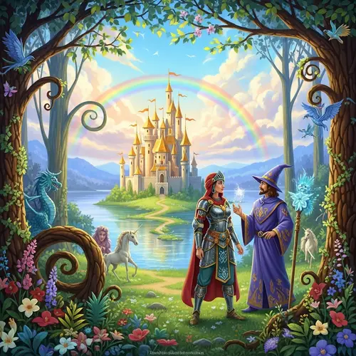Magical Fairytale Themed Painting for Your Imagination
