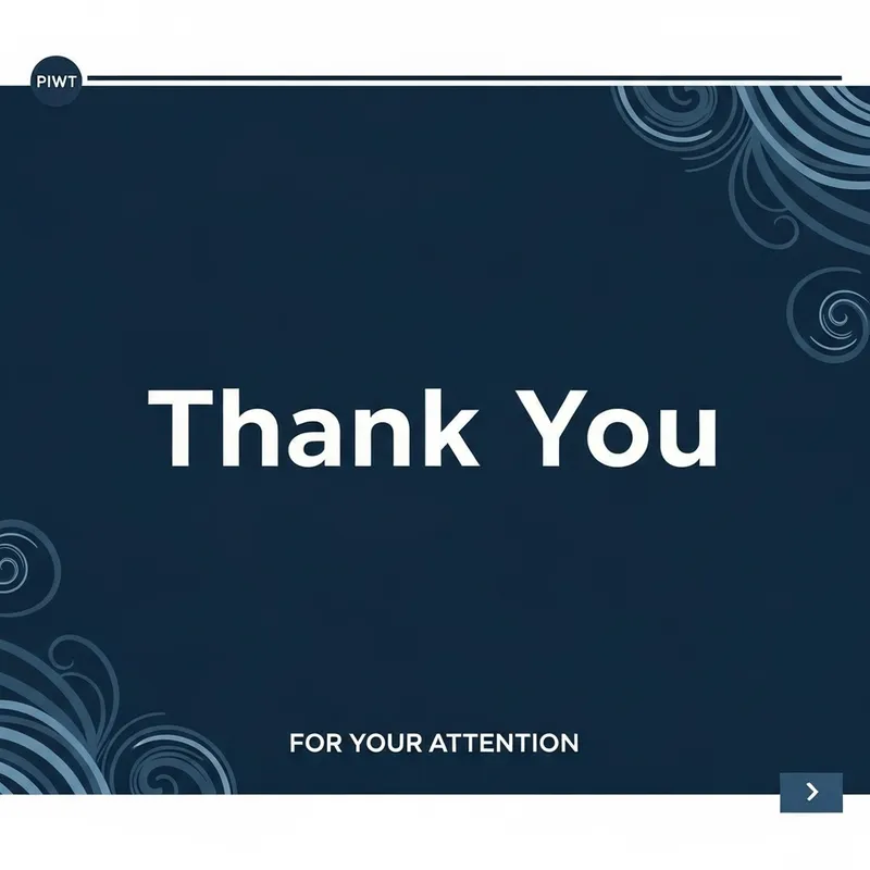 Warm Gratitude - Professional Thank You Slide Design