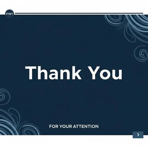 Professional Thank You Slide | Gratitude & Appreciation for Audience