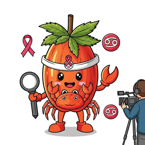 Cancer Awareness Mascot | Date Fruit Crab Costume for Cancer Support