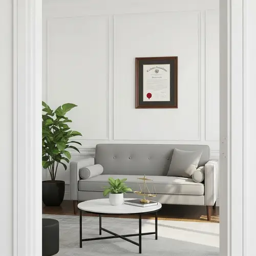 Elegant and Contemporary Law Office with Minimalist Design