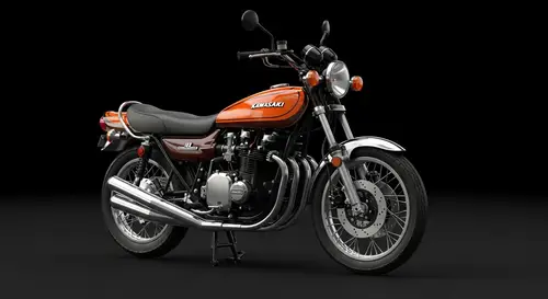 Kawasaki Z1 Motorcycle - Detailed Engineering Excellence