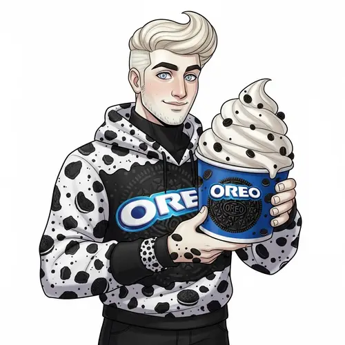 Meet the Oreo Ice Cream Character: A Unique Delight