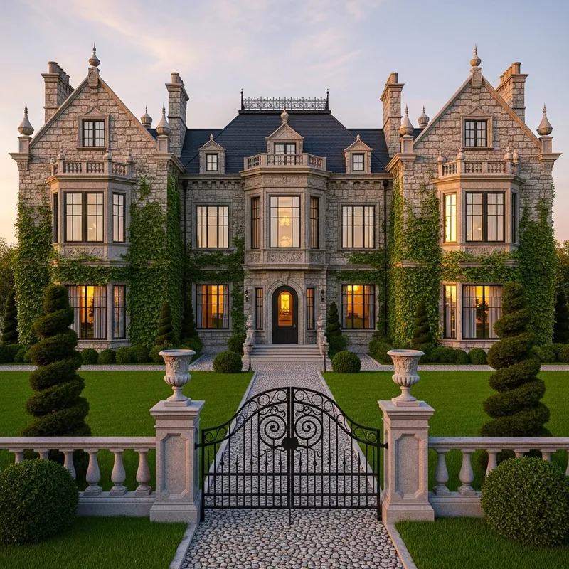 Tranquil Mansion with Sunset Views