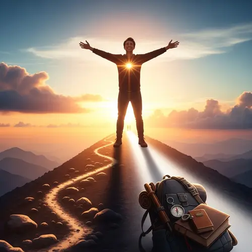 Visualize Ongoing Personal Improvement Leading to Joyous Event