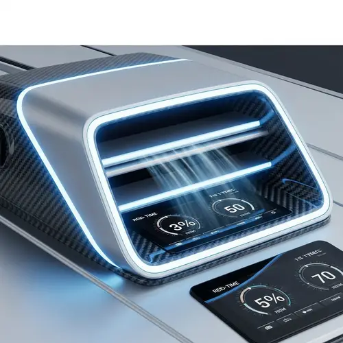 Futuristic Air Intake Scoop for Electric Boats