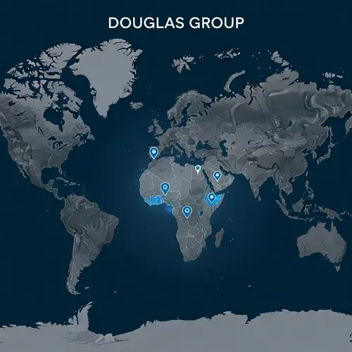 Douglas Group Global Presence Map