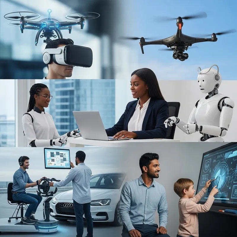 Futuristic Technology: VR, Drones, Robots & More Futuristic Technology: VR, Drones, Robots & More