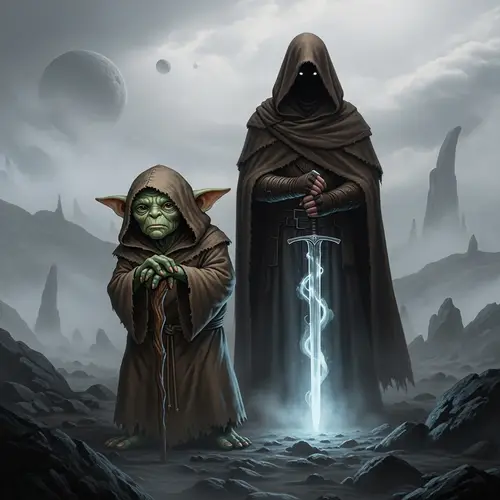 Yoda-Inspired Alien Wisdom and Jedi Adventure