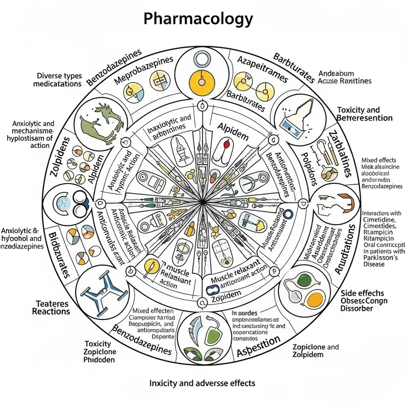 Pharmacology Mandala: Medications, Effects, Interactions, Toxicity, Indications