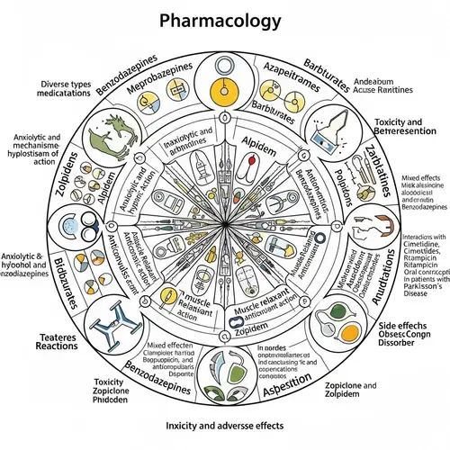 Pharmacology Mandala: Types, Effects, Interactions, Toxicity, Indications