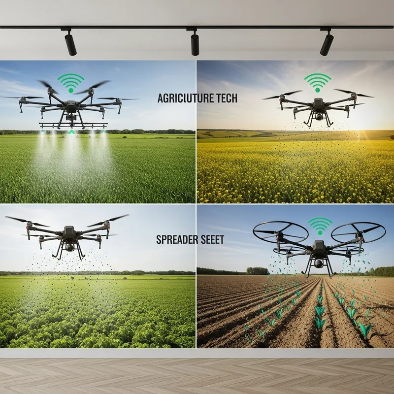 Agriculture Drone Applications: Spraying, Spreading, Seeding