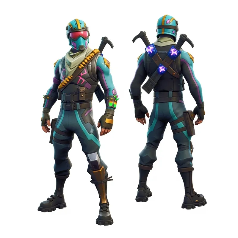 Fortnite Skin Illustration: Male Character Design