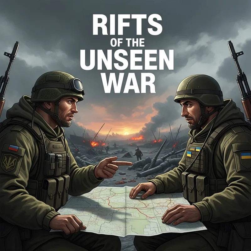 Rifts of the Unseen War - Creative Depiction of Russia Ukraine Conflict