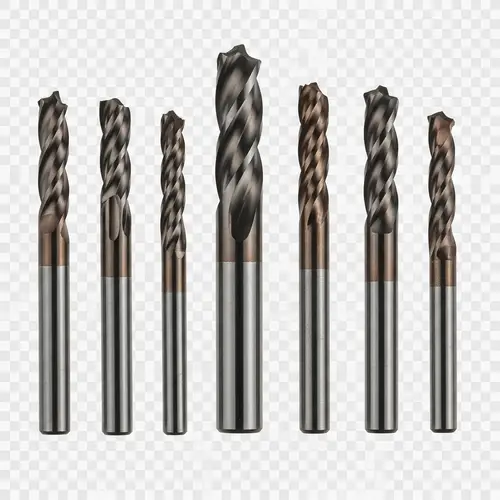 Premium Coated Carbide End Mills - Professional Cutting Tools
