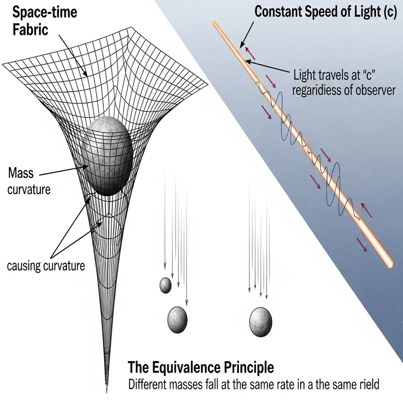 Illustrating Key Concepts of General Relativity Theory