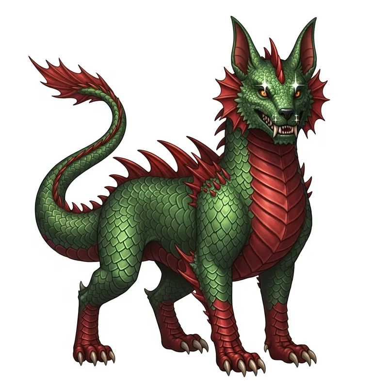 Dragon Dog: Mythical Creature of Friendship and Adventure