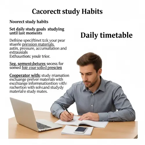 Changing Study Habits for Academic Success: My Journey
