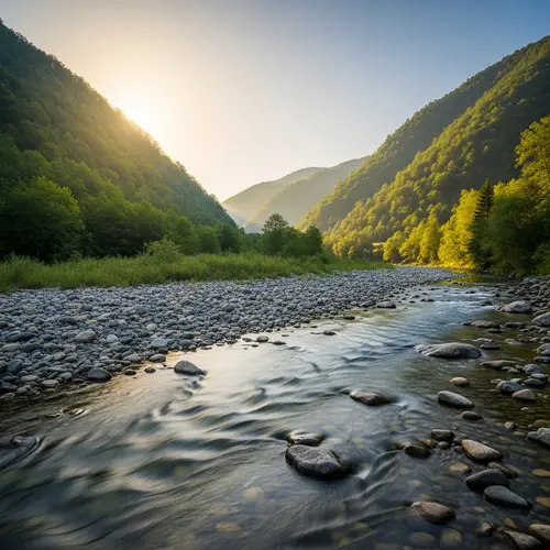 Tranquil River Landscape | Path of Least Resistance
