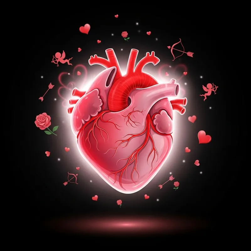 Surrealistic Heart of Love - Amor