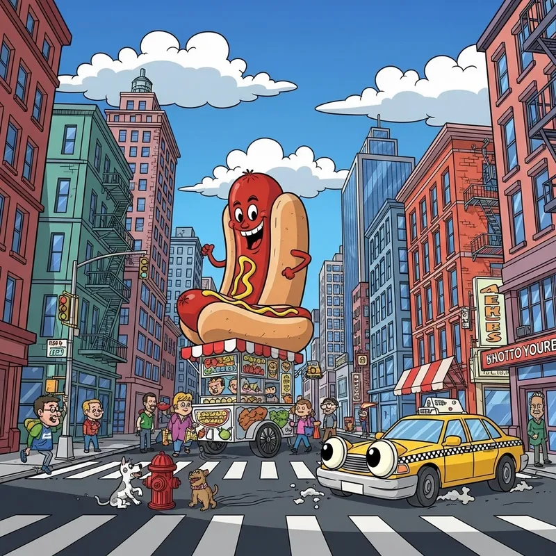 Vibrant Cartoon-Style Aesthetics in Animation