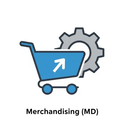 Merchandising System Icon - MD Shopping Gear