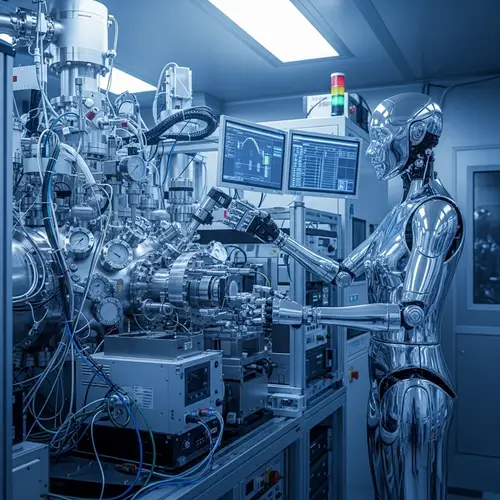 Advanced MBE Chamber with AI Robot