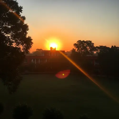 Serene Sunrise at IIT Kharagpur - A New Day of Promise