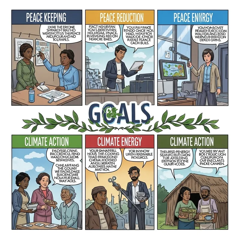 United Nations Objectives Comic Strip United Nations Objectives Comic Strip