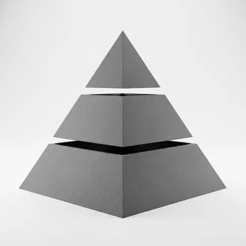 3-Dimensional Pyramid Design | Geometric Structure Visualized