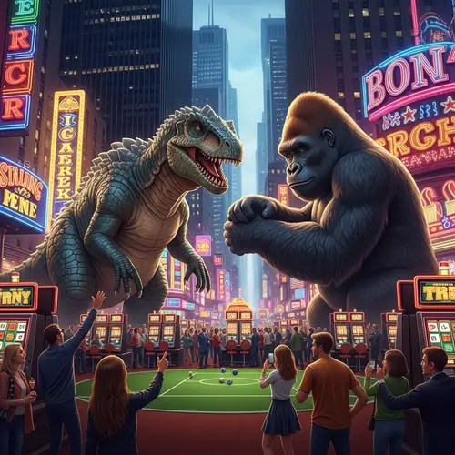 Godzilla & King Kong Casino Showdown in New York City