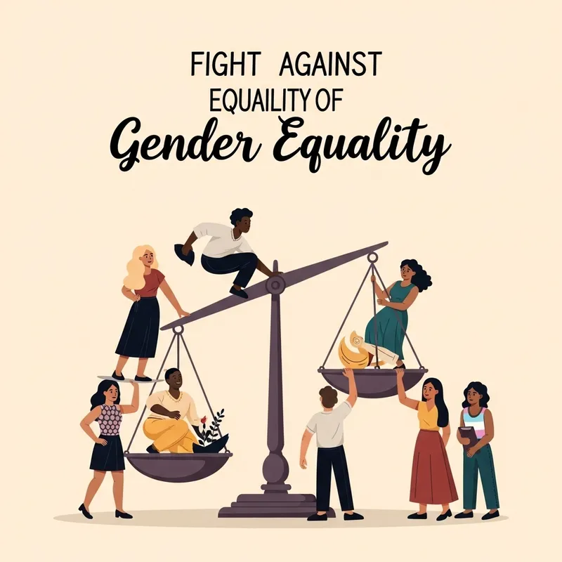 Gender Equality Drawing | Empowering Illustration