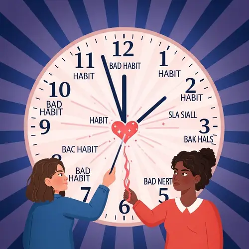 Transforming Bad Habits with Magic: Empowering Illustration