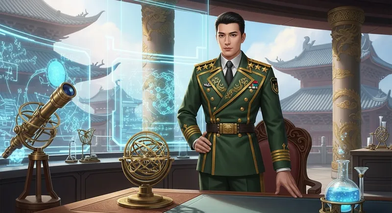 Qin Yu - Five-Star General & Scientific Scholar Imagery