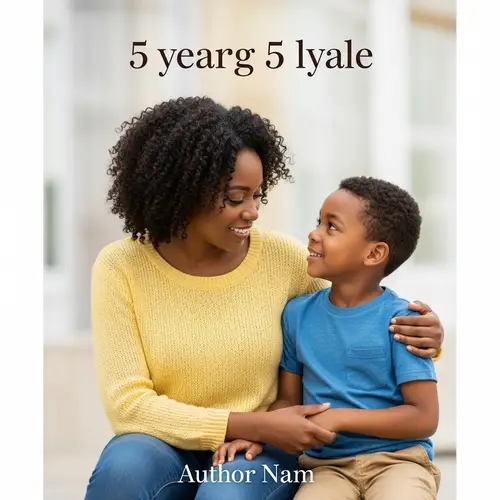 Engaging Black Mother Smiling with 5-Year-Old Son