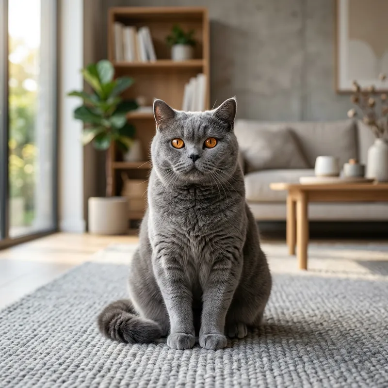 Stunning British Shorthair Cat Portrait in 8K