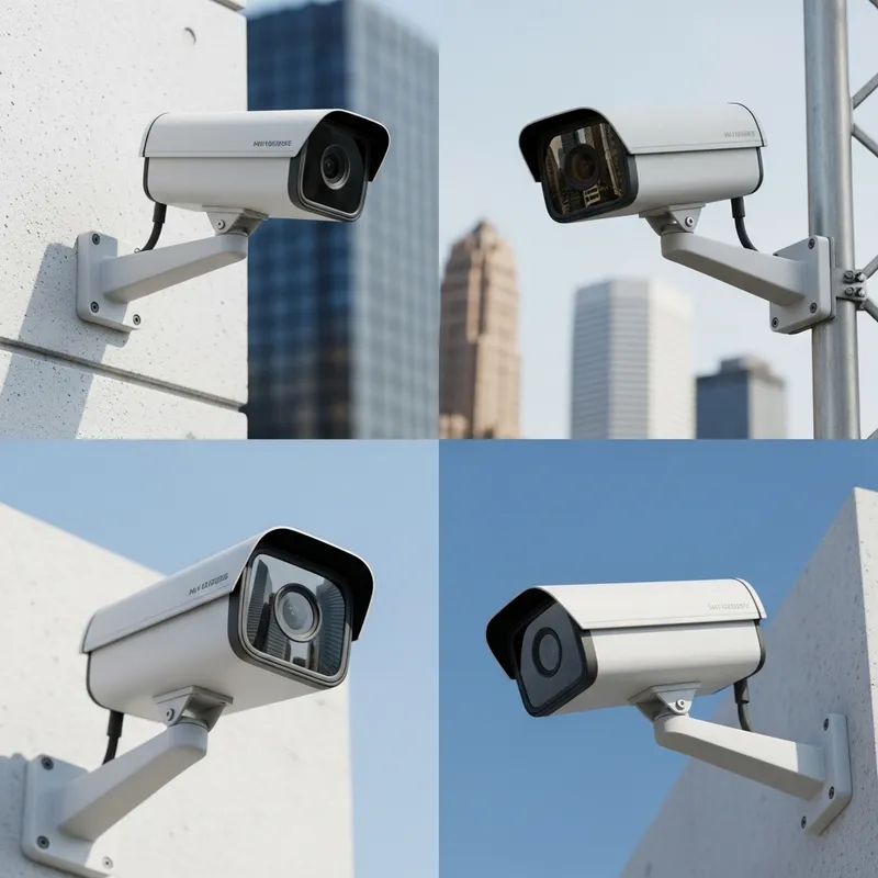 Minimalist Surveillance Cameras in Urban Setting Minimalist Surveillance Cameras in Urban Setting