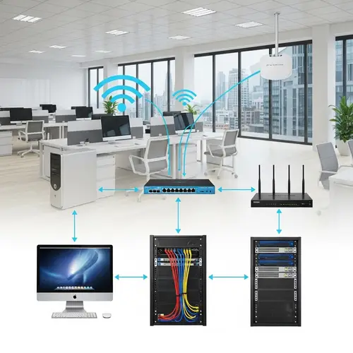 Office Network Structure: Design & Components