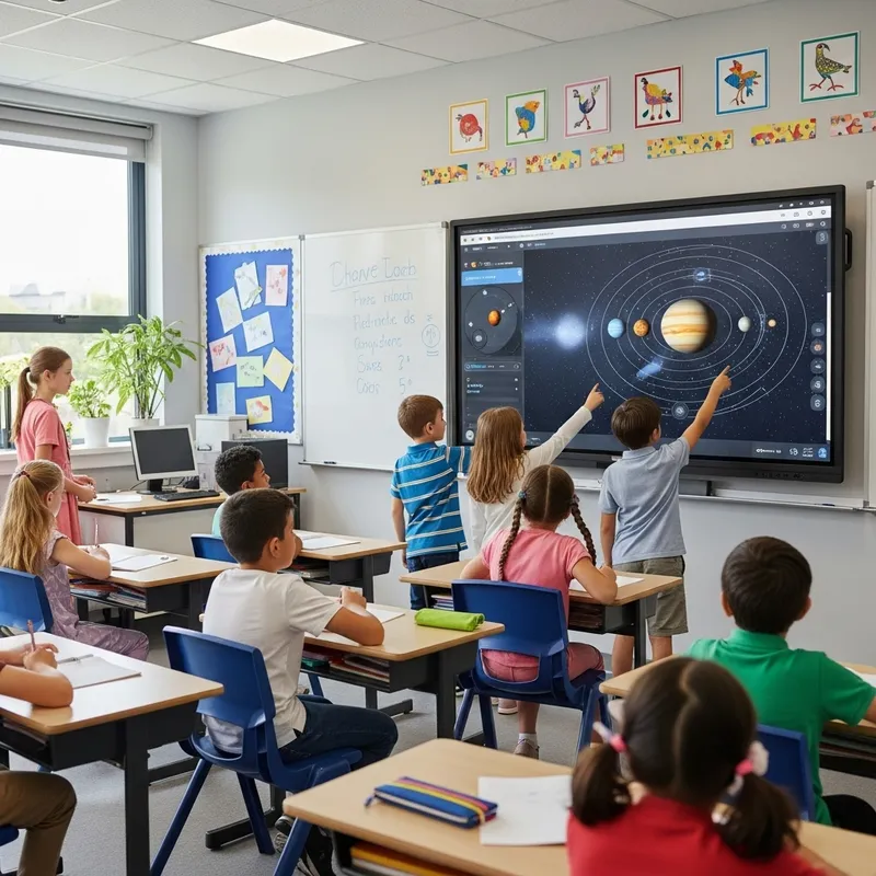Interactive Touchscreen Science Classroom